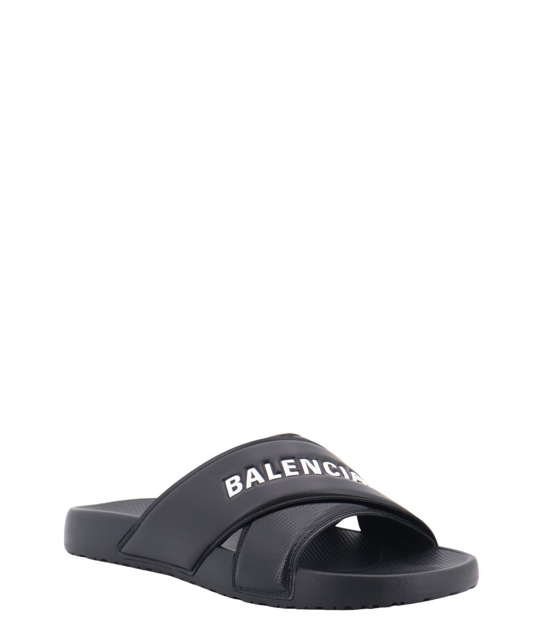 BALENCIAGA Черные сандалии, фото 2
