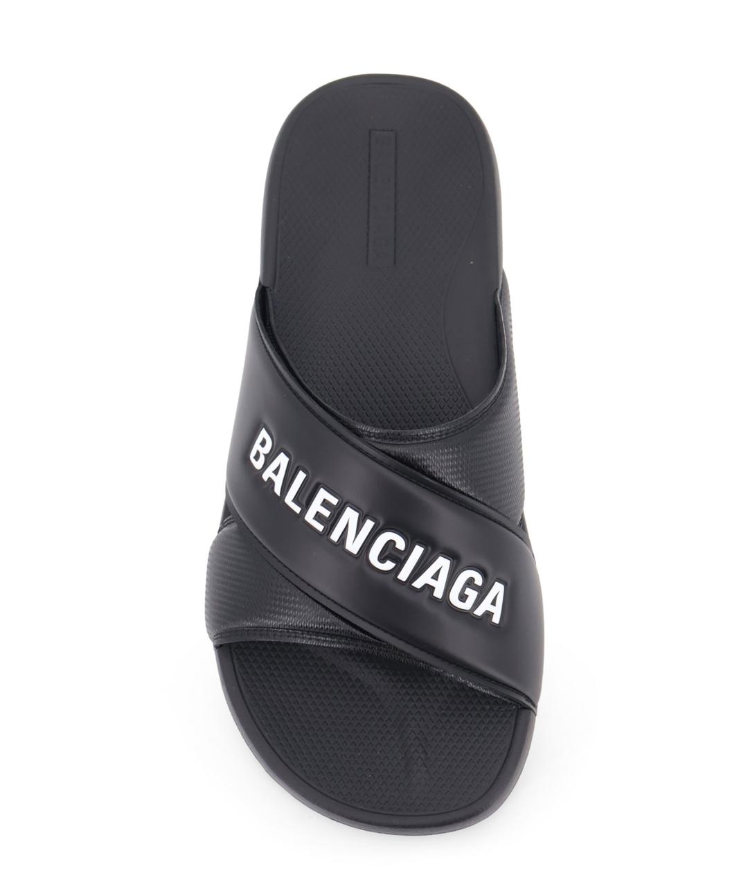 BALENCIAGA Черные сандалии, фото 5