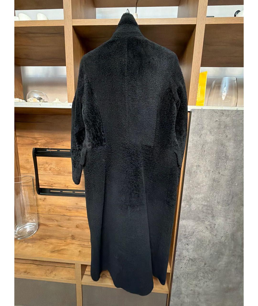 BALENCIAGA Черная меховая дубленка, фото 2