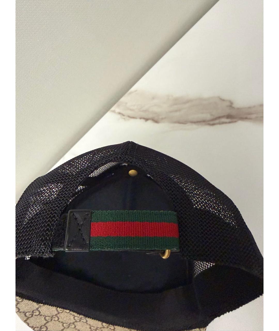 GUCCI Коричневая хлопковая кепка/бейсболка, фото 6