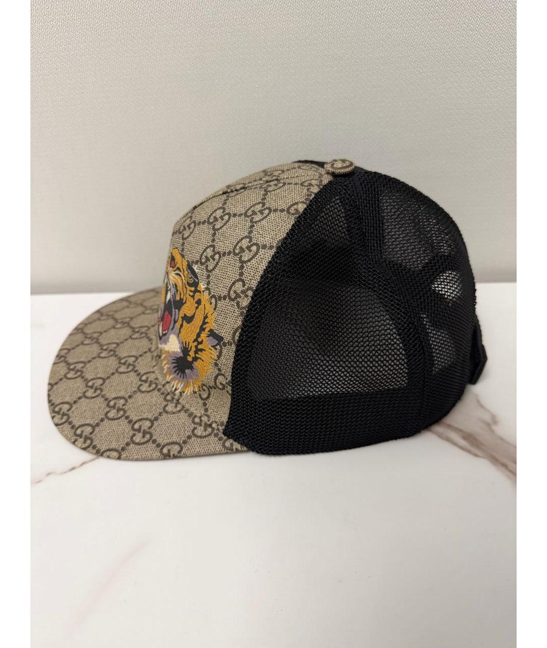 GUCCI Коричневая хлопковая кепка/бейсболка, фото 3