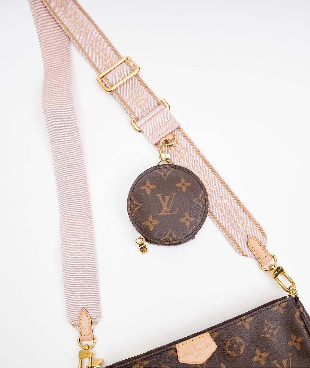 LOUIS VUITTON Коричневая кожаная сумка через плечо, фото 4