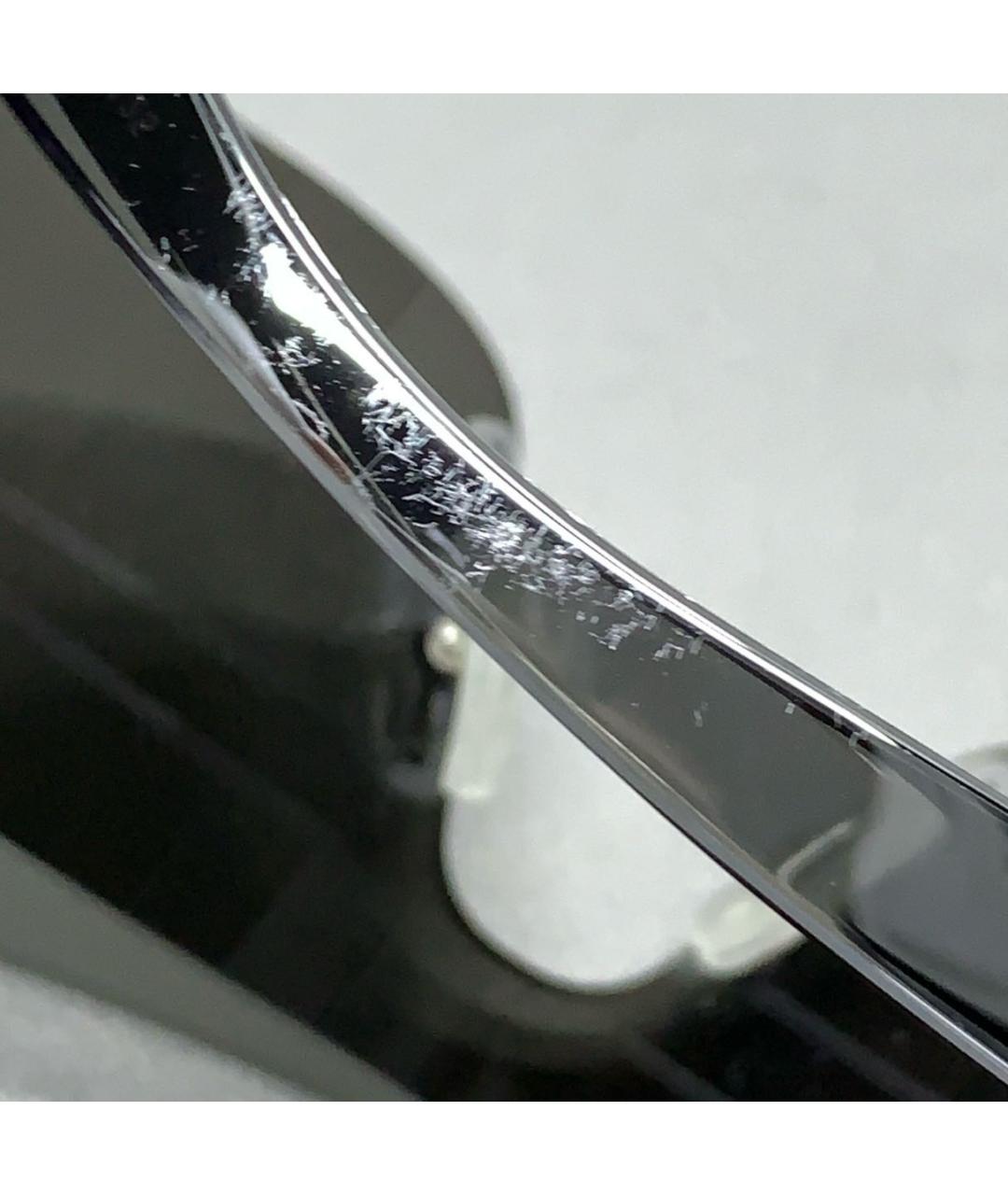 BALENCIAGA Серебряные пластиковые солнцезащитные очки, фото 6