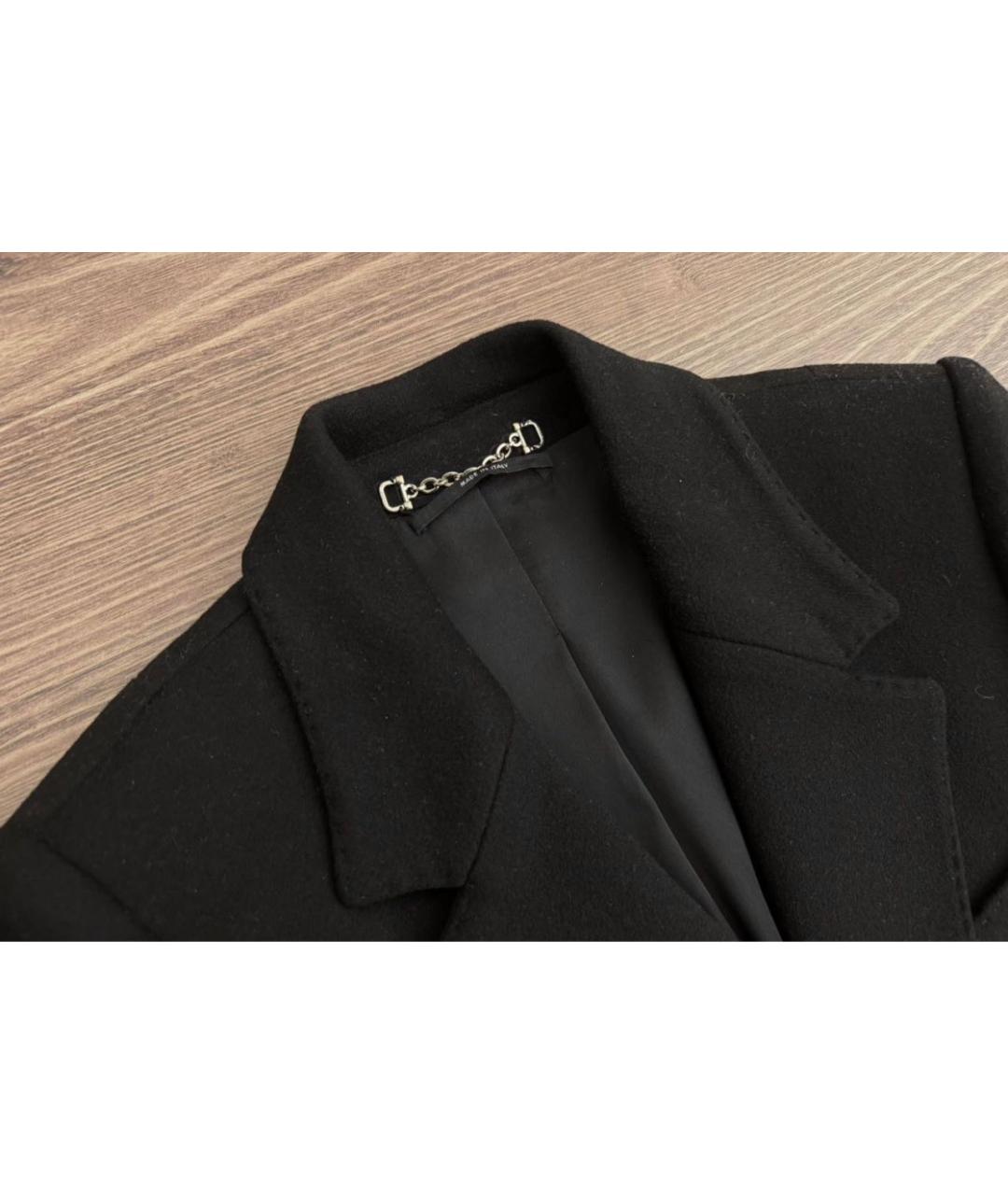 GUCCI Черное шелковое пальто, фото 5