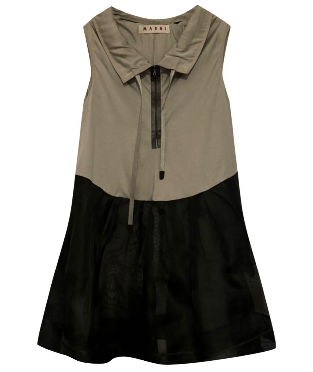 MARNI Шелковое платье, фото 1