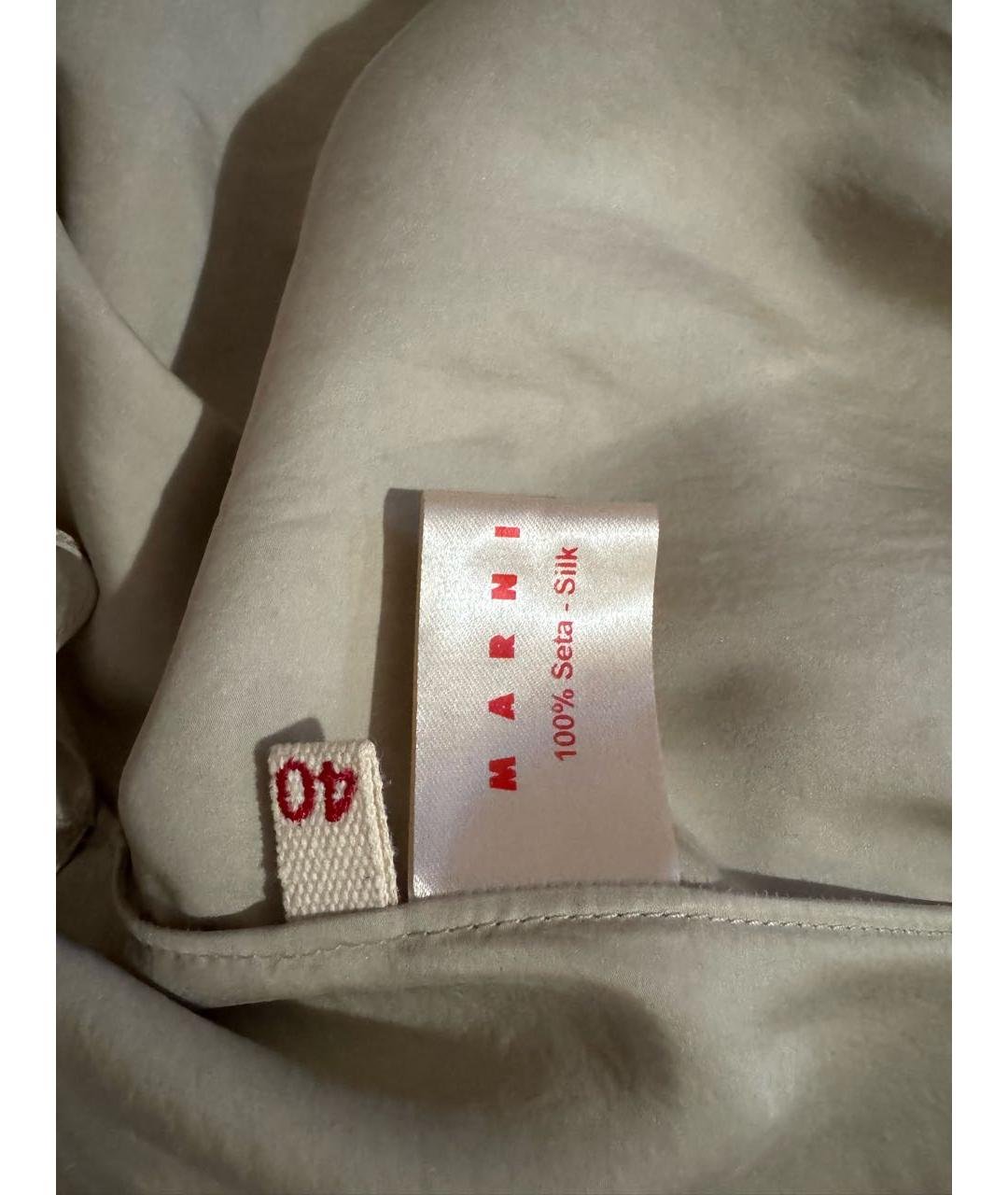 MARNI Шелковое платье, фото 4