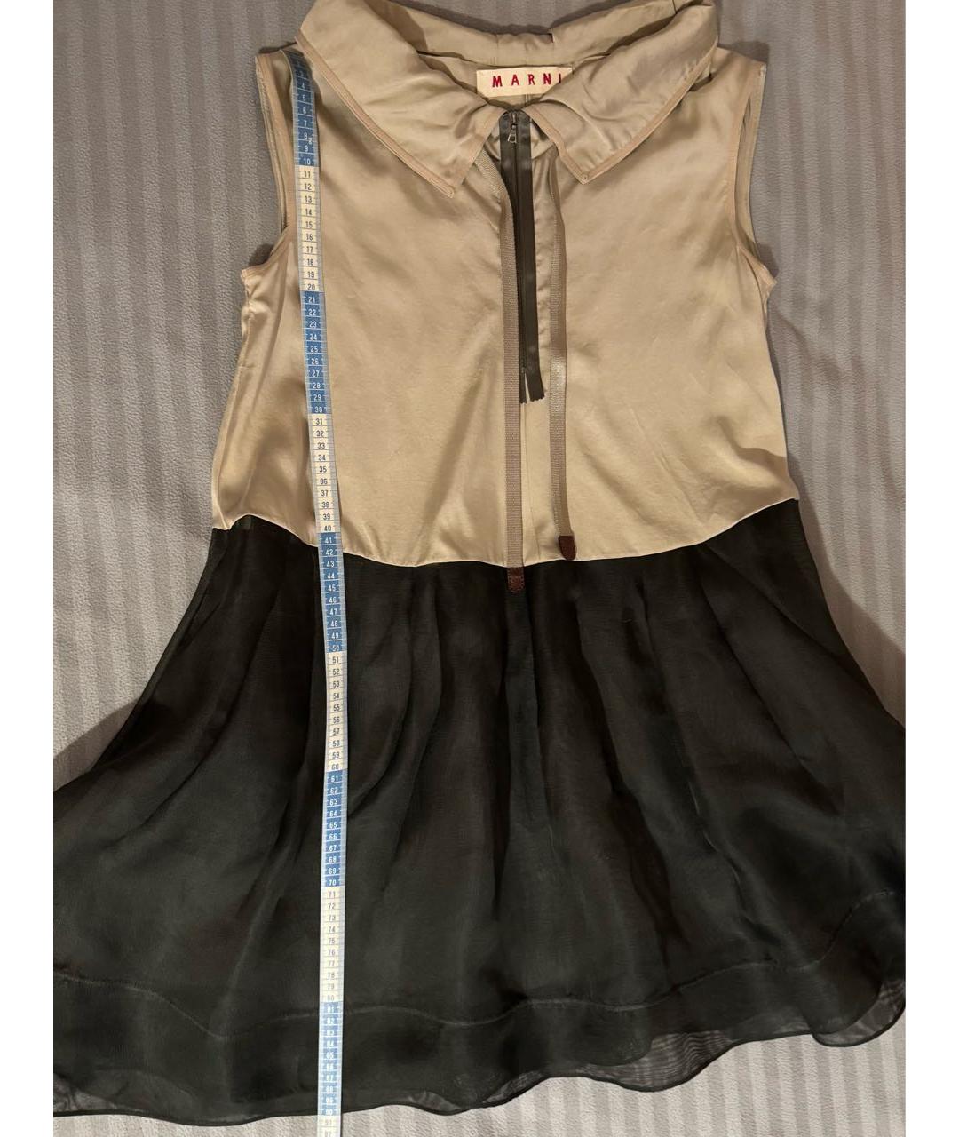 MARNI Шелковое платье, фото 5