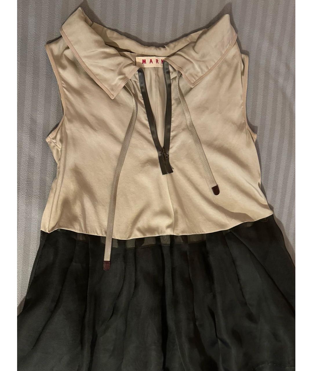 MARNI Шелковое платье, фото 3