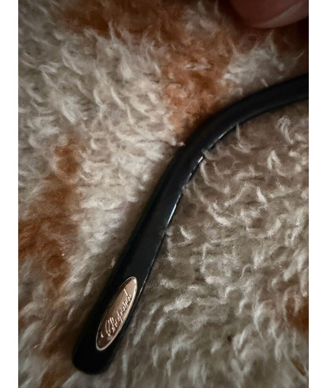 CHOPARD Золотые металлические солнцезащитные очки, фото 4