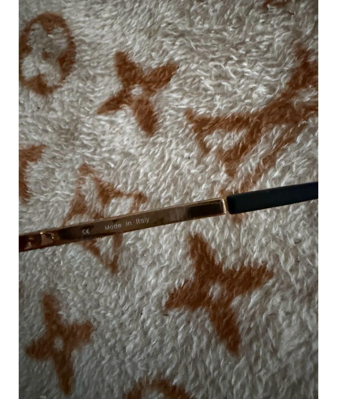 CHOPARD Золотые металлические солнцезащитные очки, фото 5