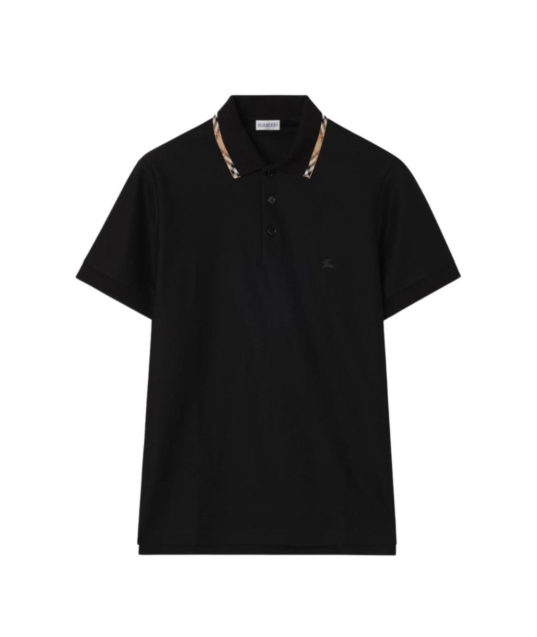 BURBERRY Черная футболка, фото 1