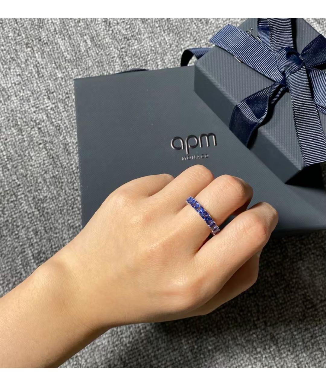 APM Monaco Синее серебряное кольцо, фото 6