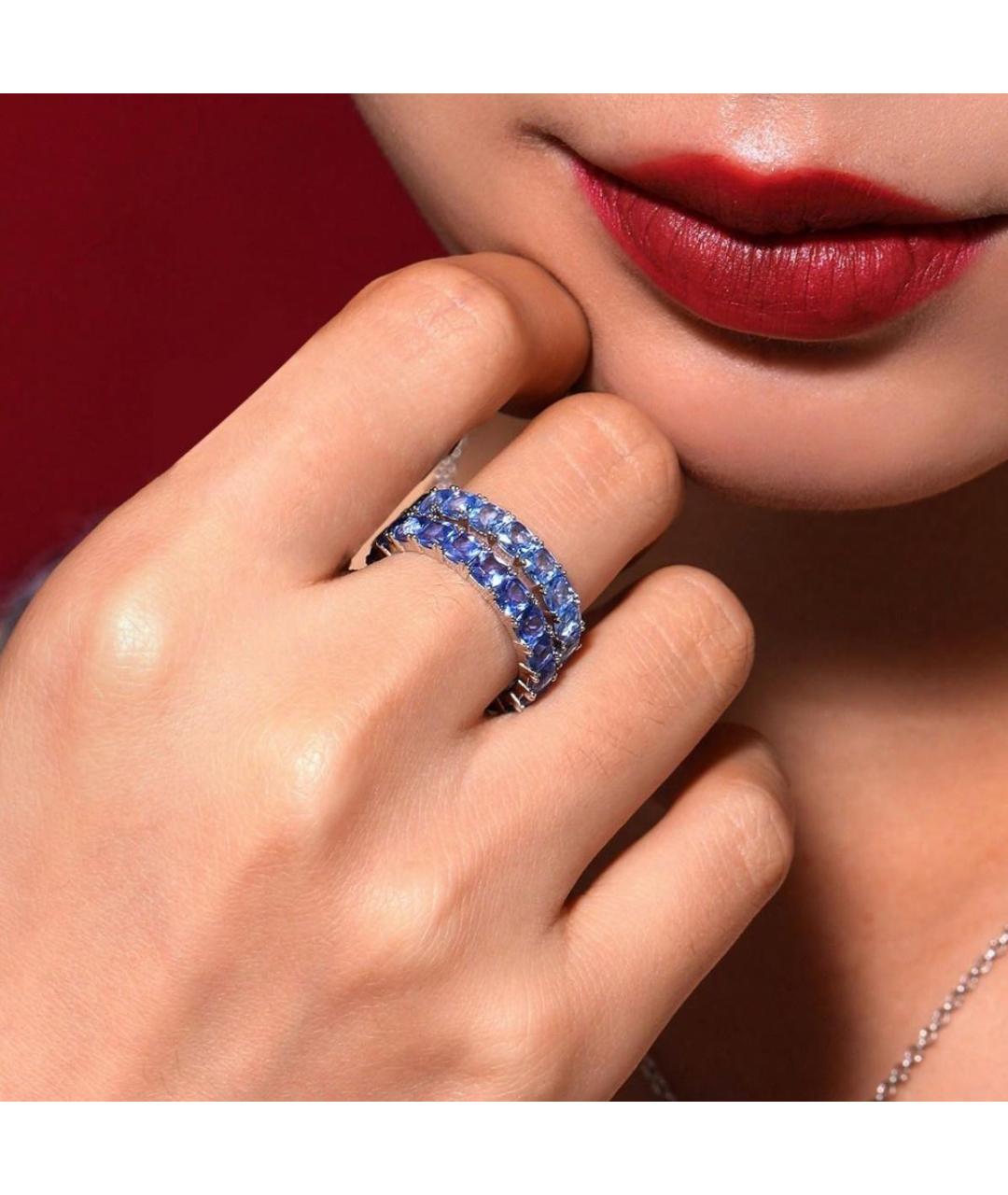 APM Monaco Синее серебряное кольцо, фото 2