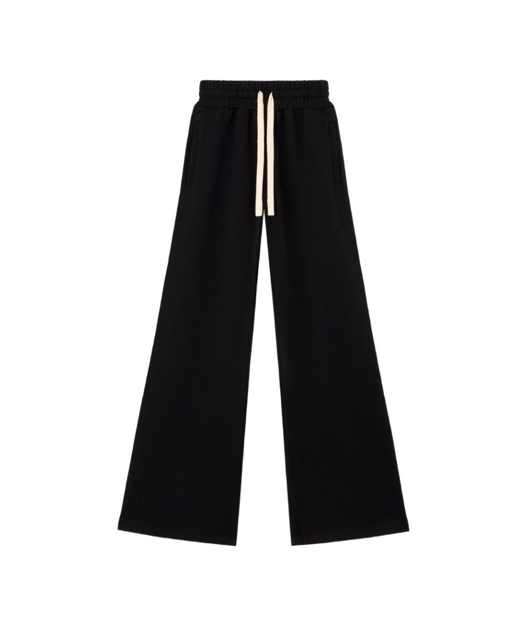 PALM ANGELS Черные прямые брюки, фото 1