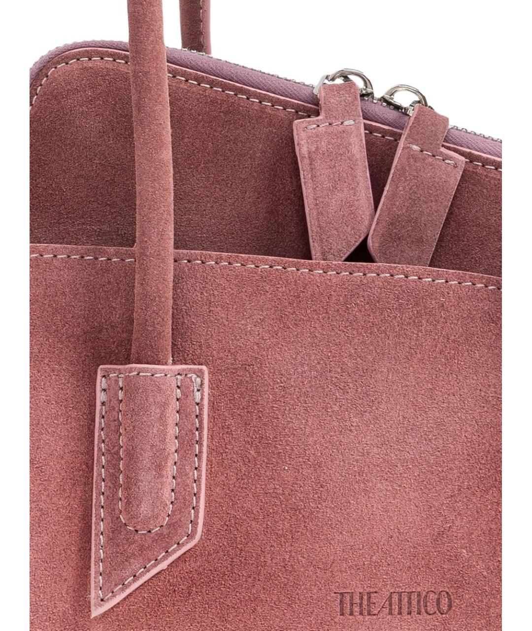 THE ATTICO Розовая сумка тоут, фото 3