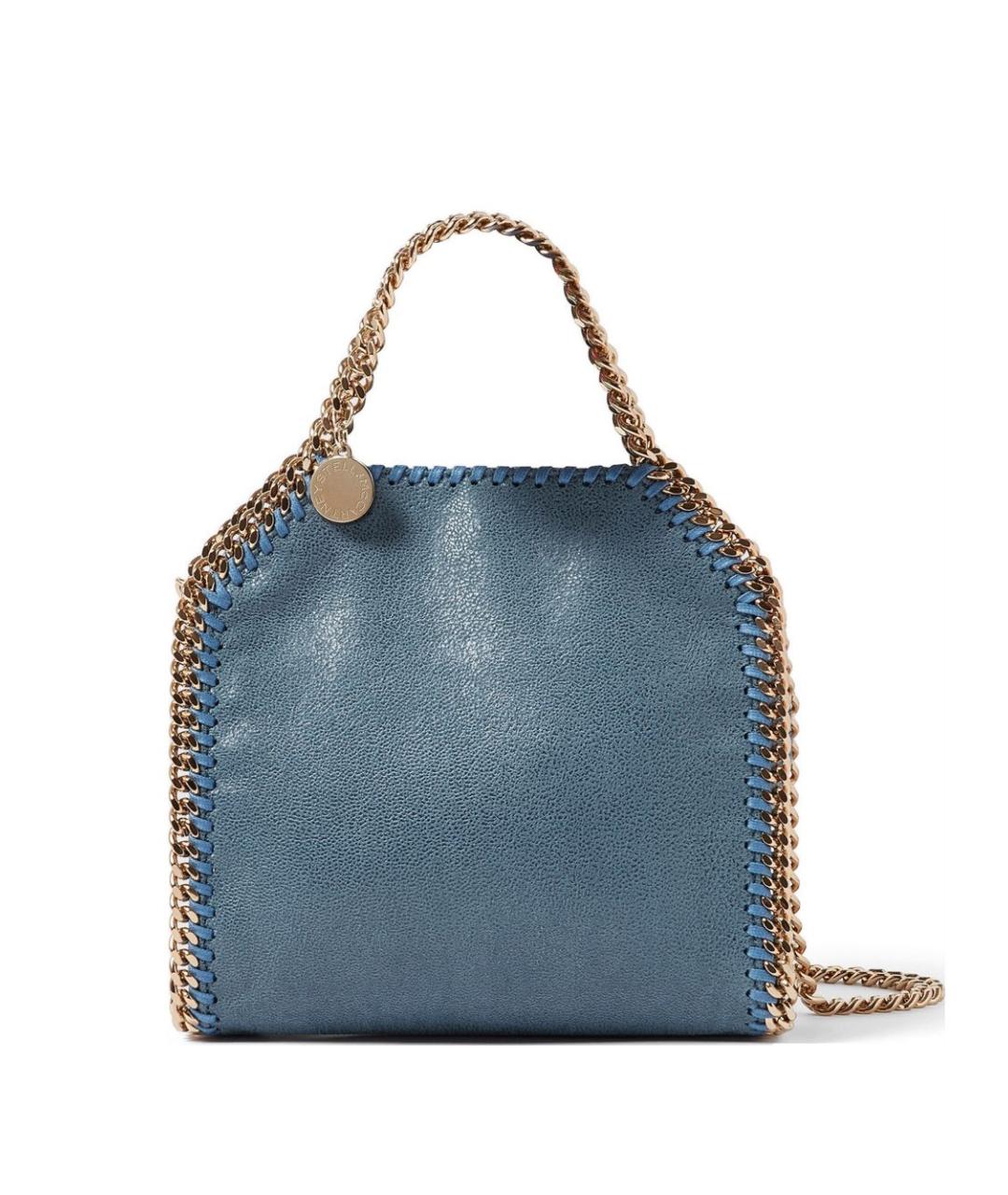 STELLA MCCARTNEY Синяя тканевая сумка тоут, фото 1