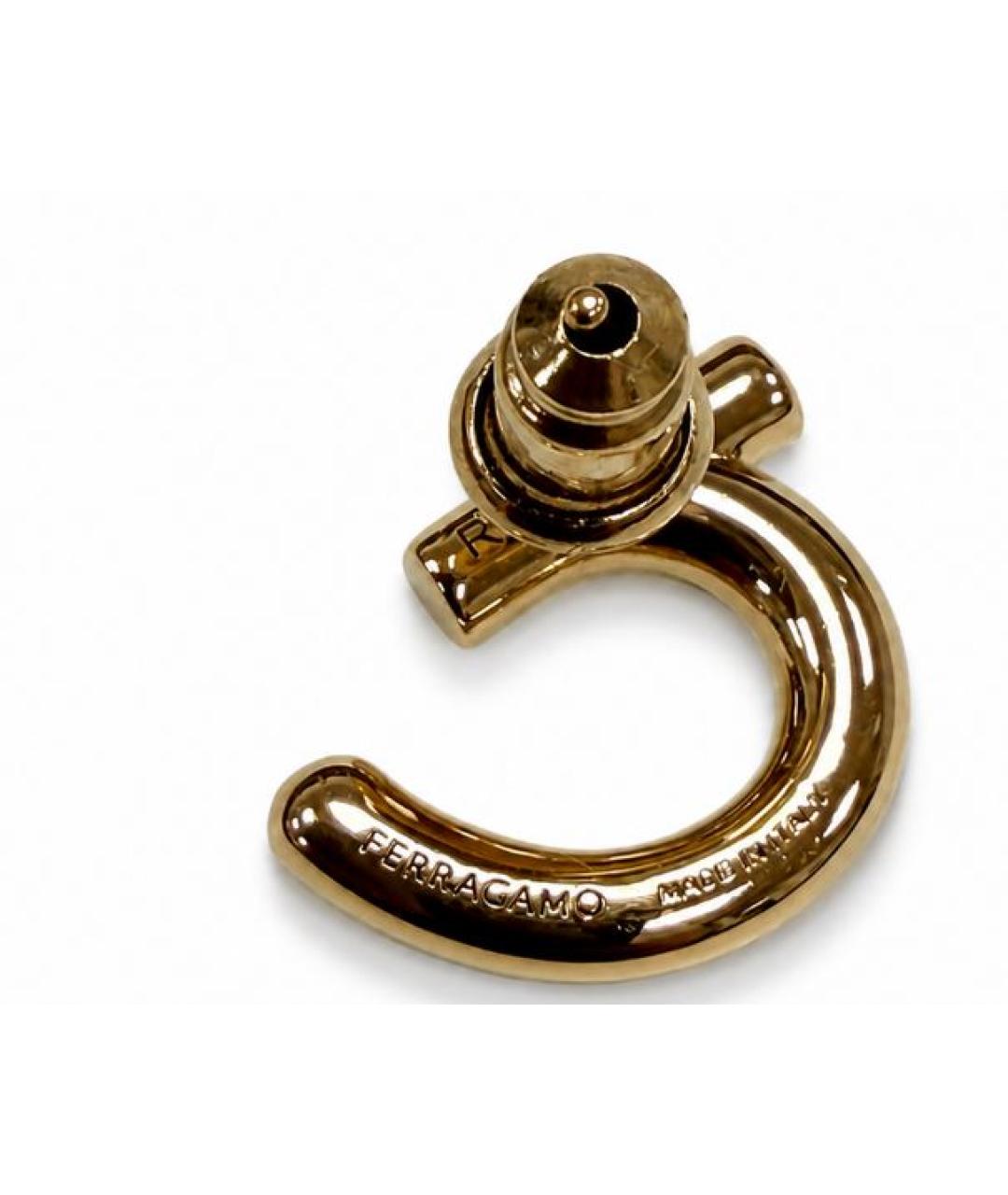 FERRAGAMO Золотые серьги, фото 2