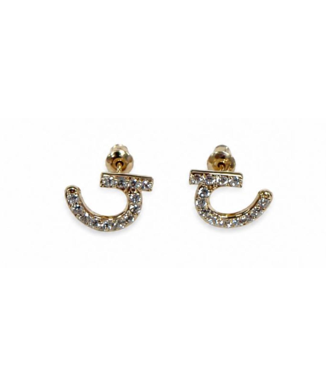 FERRAGAMO Золотые серьги, фото 1