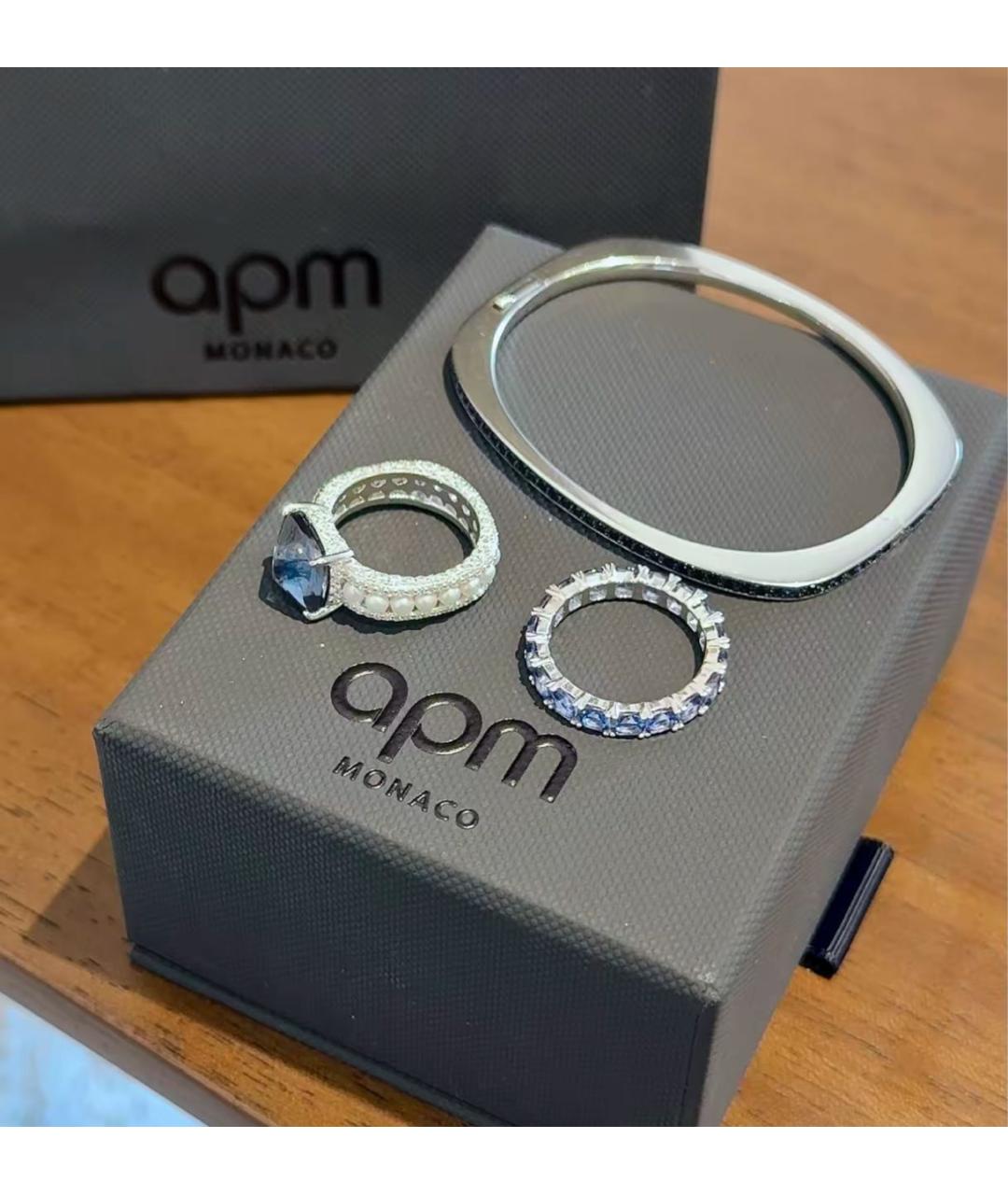 APM Monaco Синее серебряное кольцо, фото 6