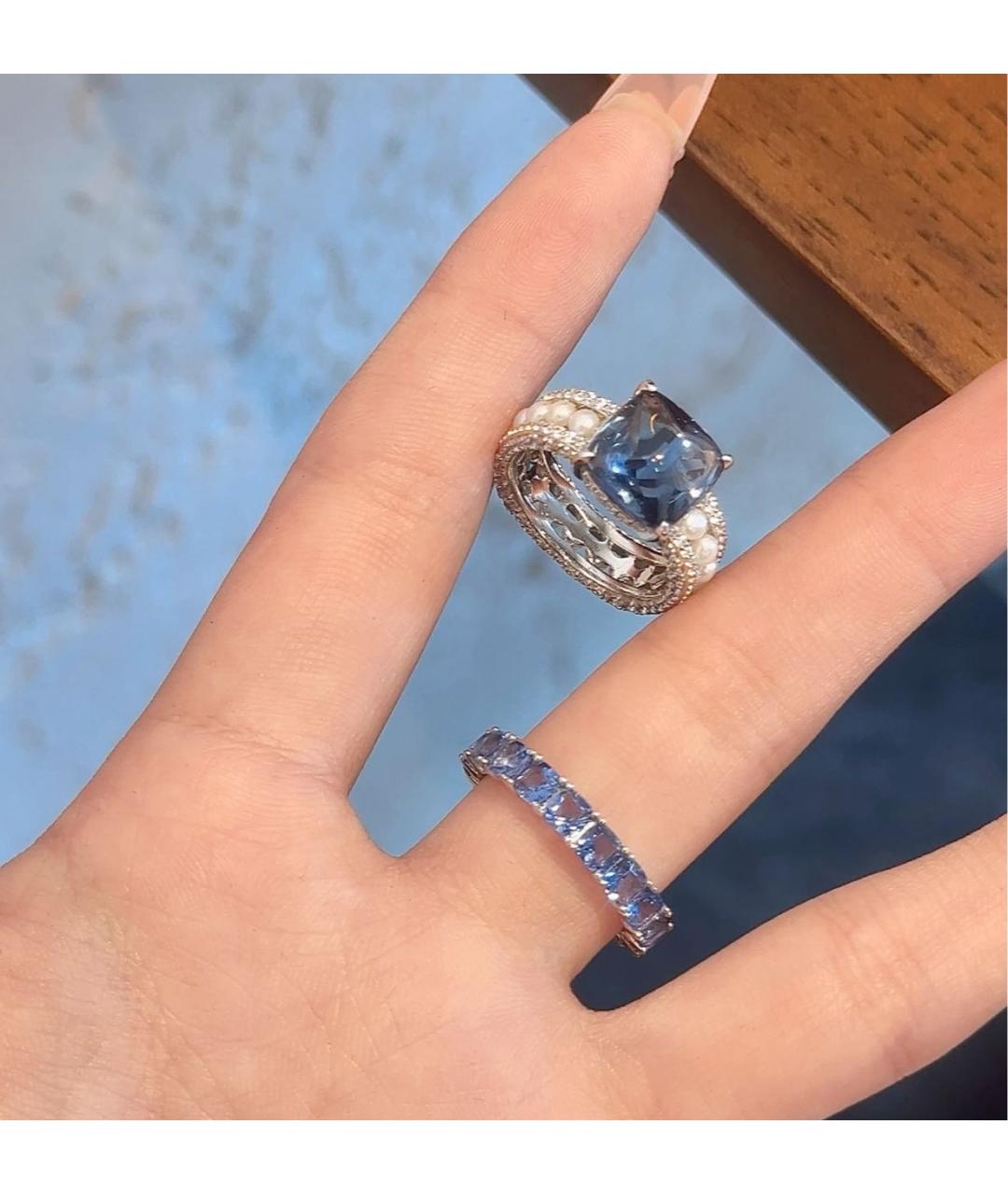 APM Monaco Синее серебряное кольцо, фото 5