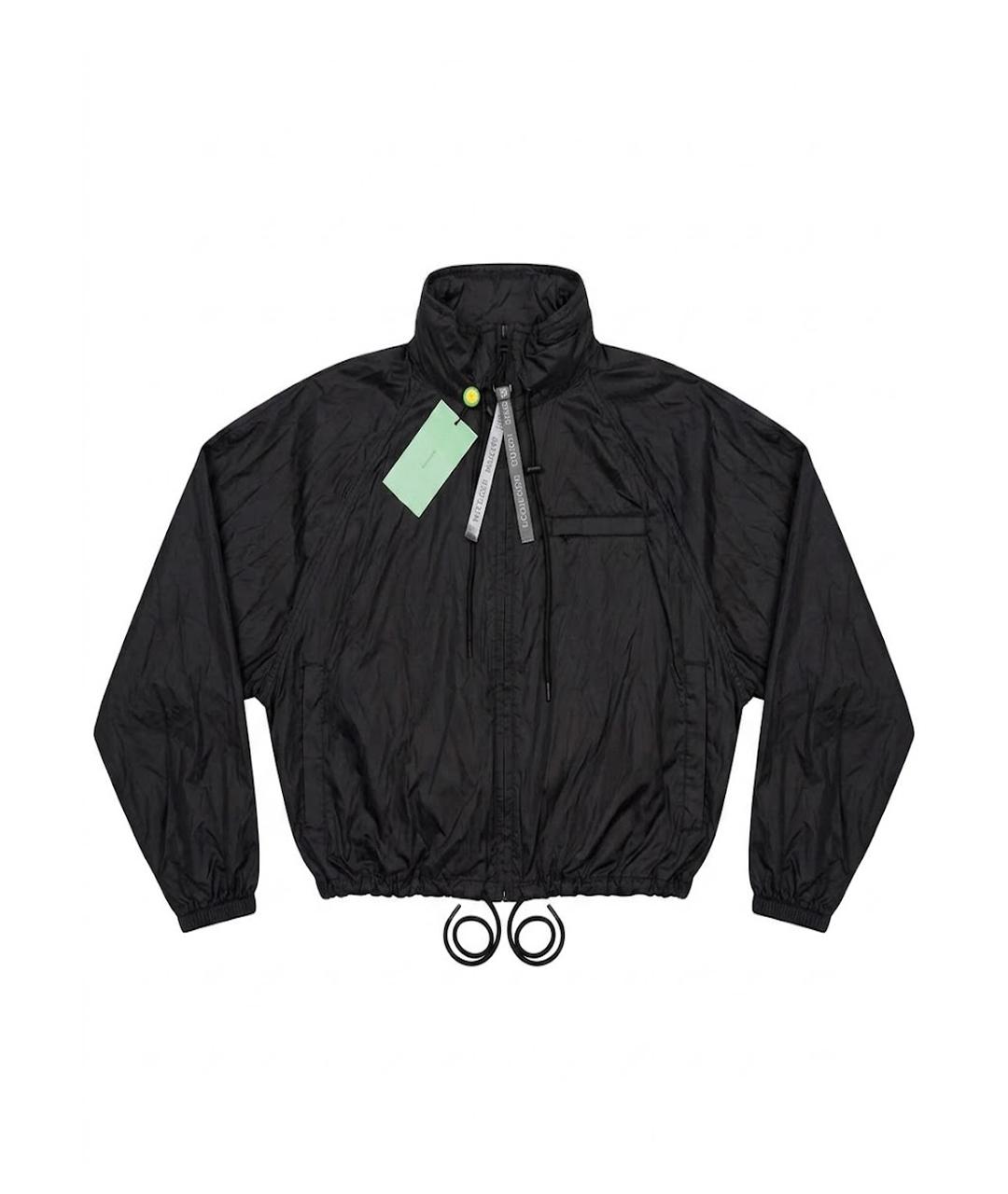 KENZO Черная полиамидовая куртка, фото 1