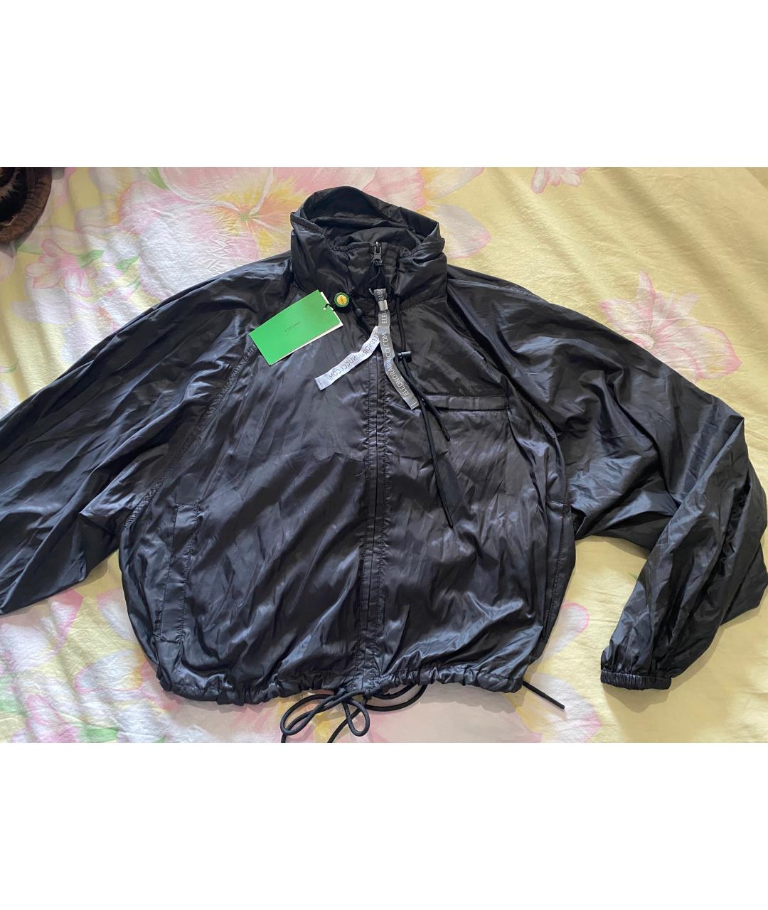 KENZO Черная полиамидовая куртка, фото 2