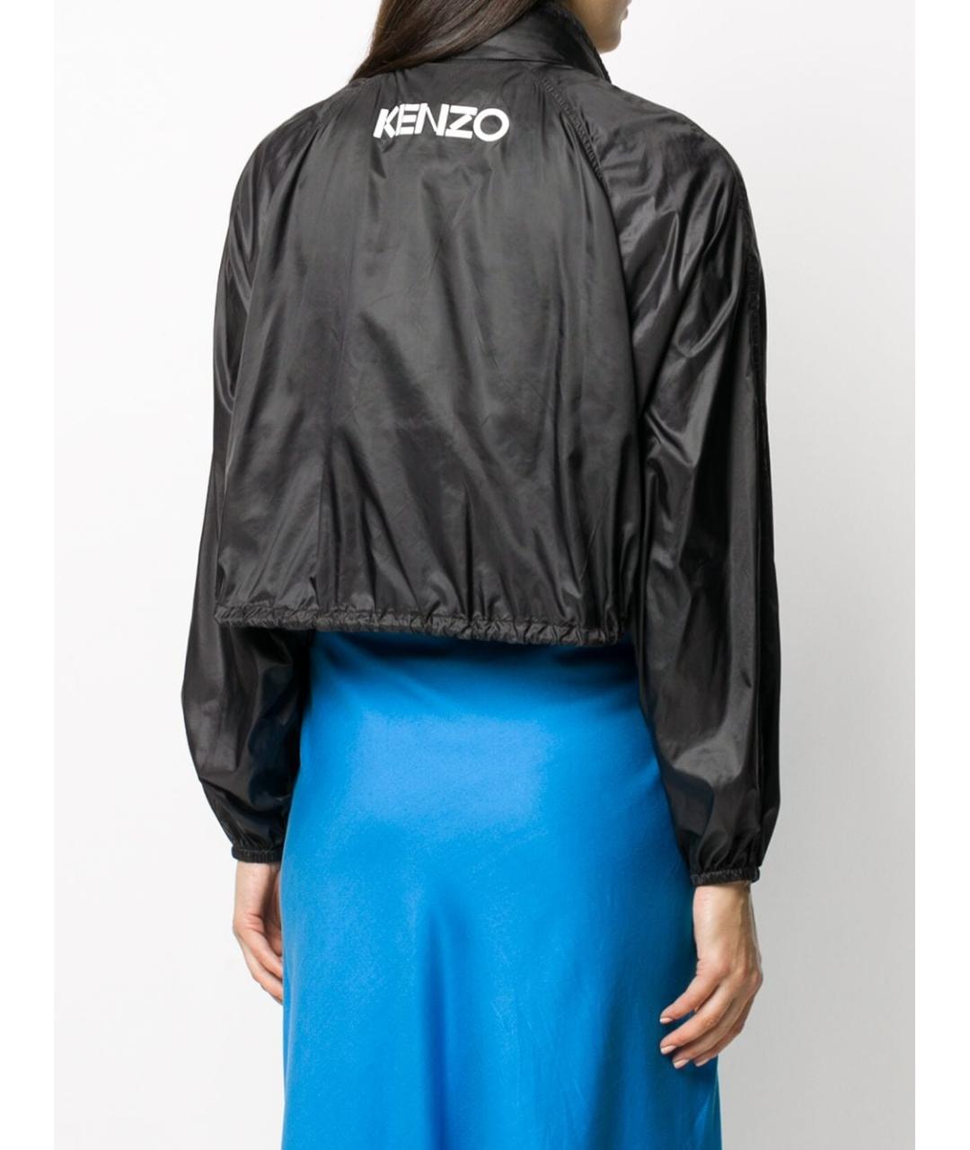 KENZO Черная полиамидовая куртка, фото 3