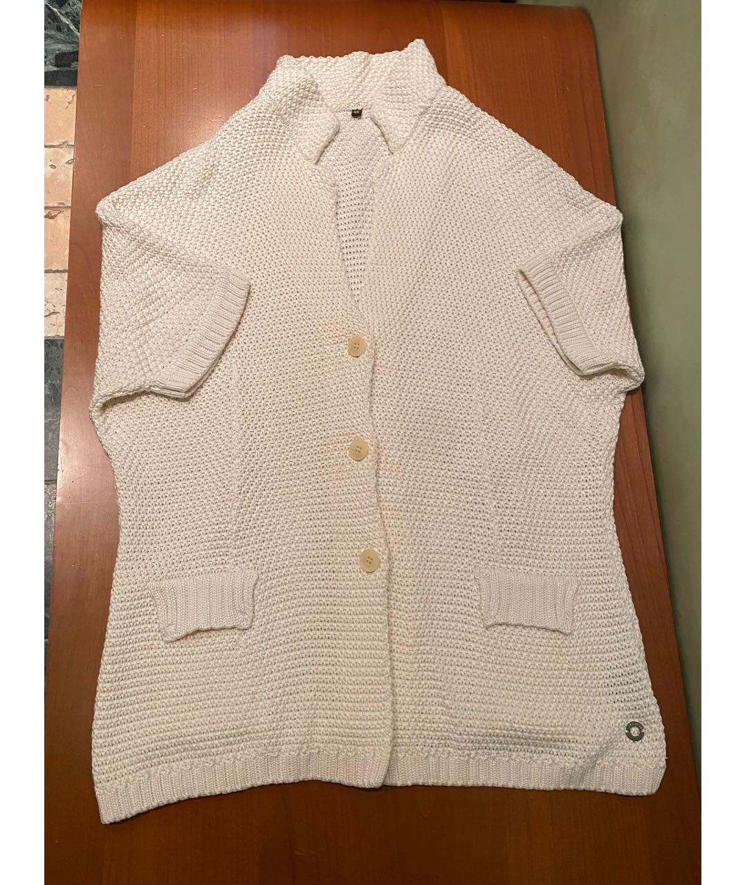 LORO PIANA Бежевый шелковый кардиган, фото 9