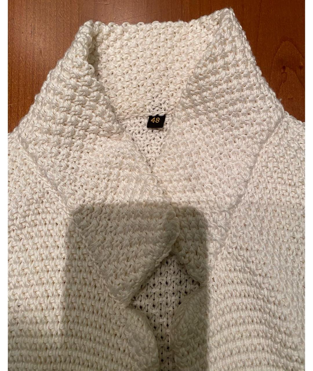 LORO PIANA Бежевый шелковый кардиган, фото 3