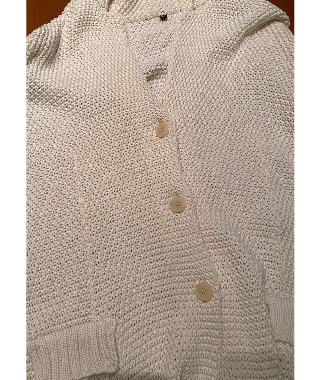 LORO PIANA Бежевый шелковый кардиган, фото 4