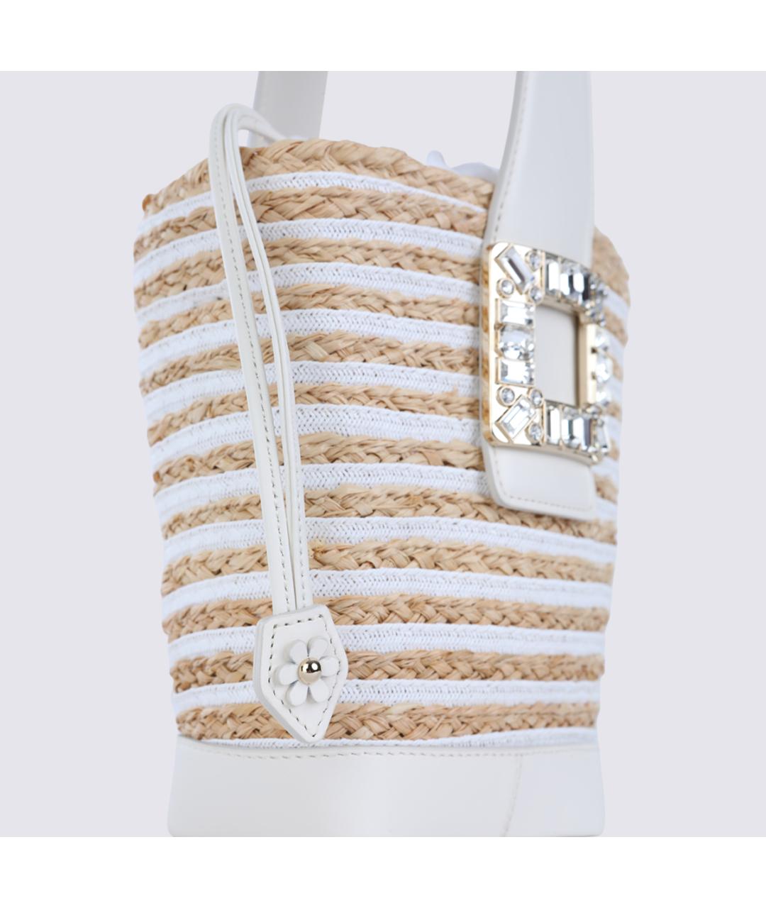 ROGER VIVIER Белая сумка с короткими ручками, фото 4