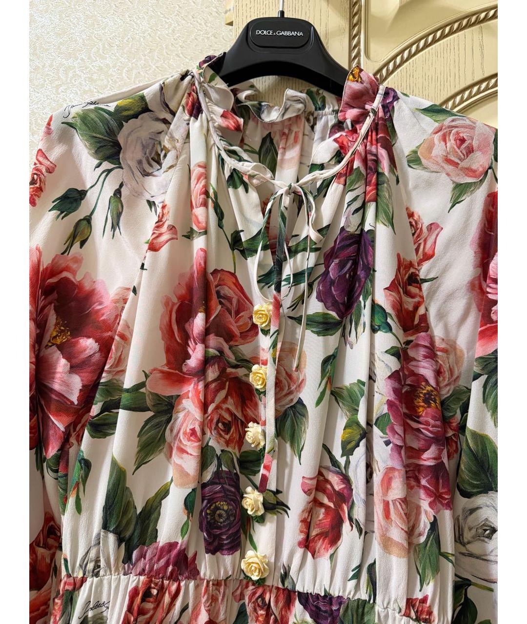 DOLCE&GABBANA Шелковое вечернее платье, фото 4