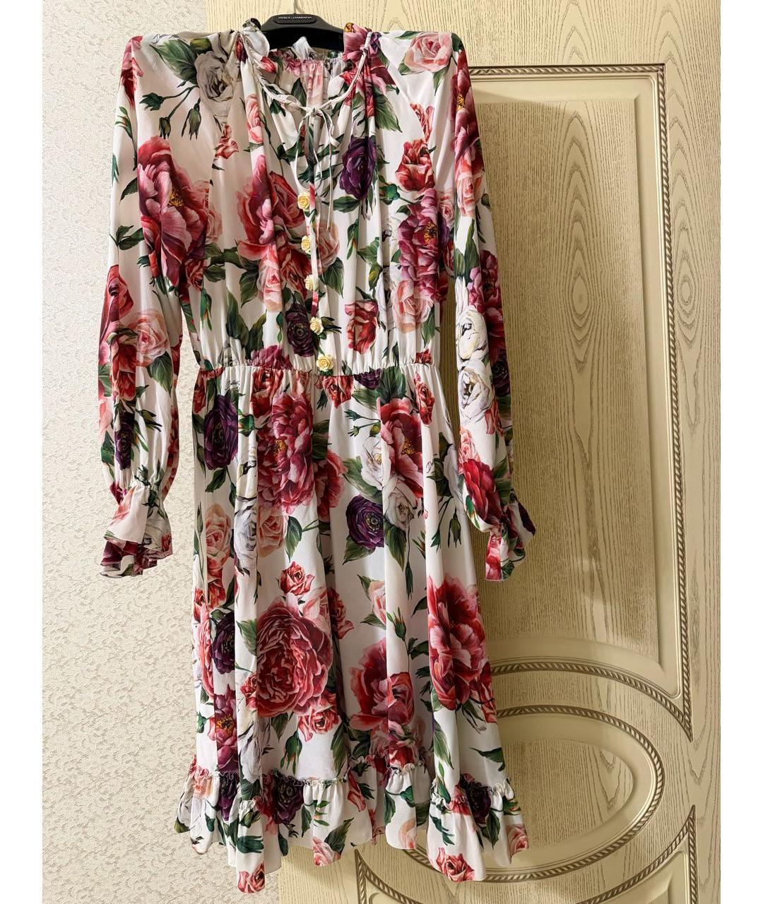 DOLCE&GABBANA Шелковое вечернее платье, фото 9