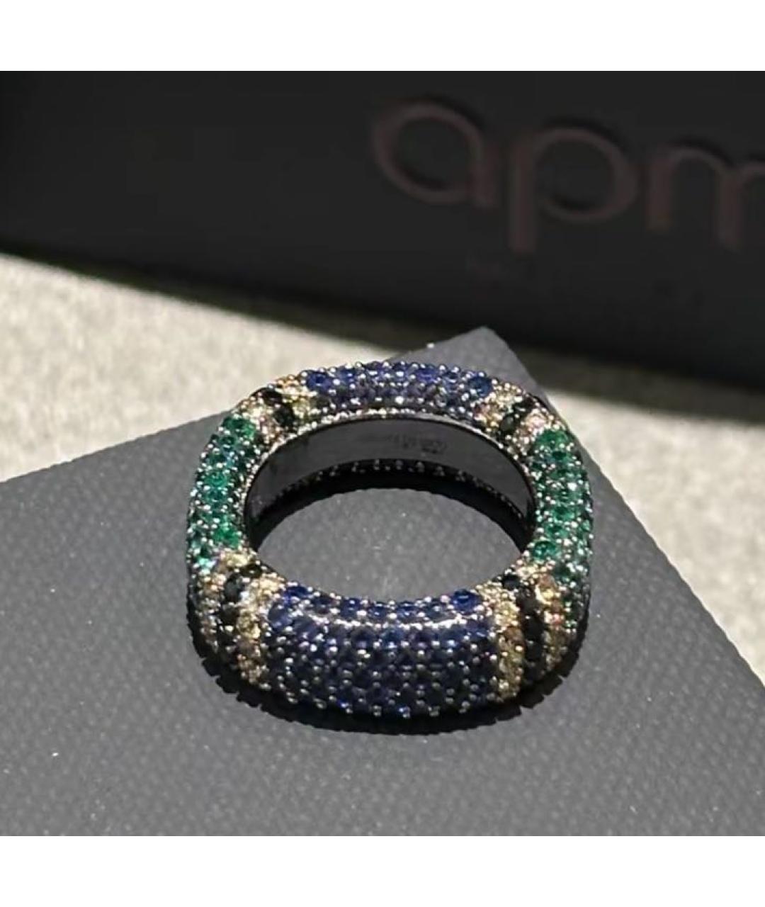 APM Monaco Синее серебряное кольцо, фото 2