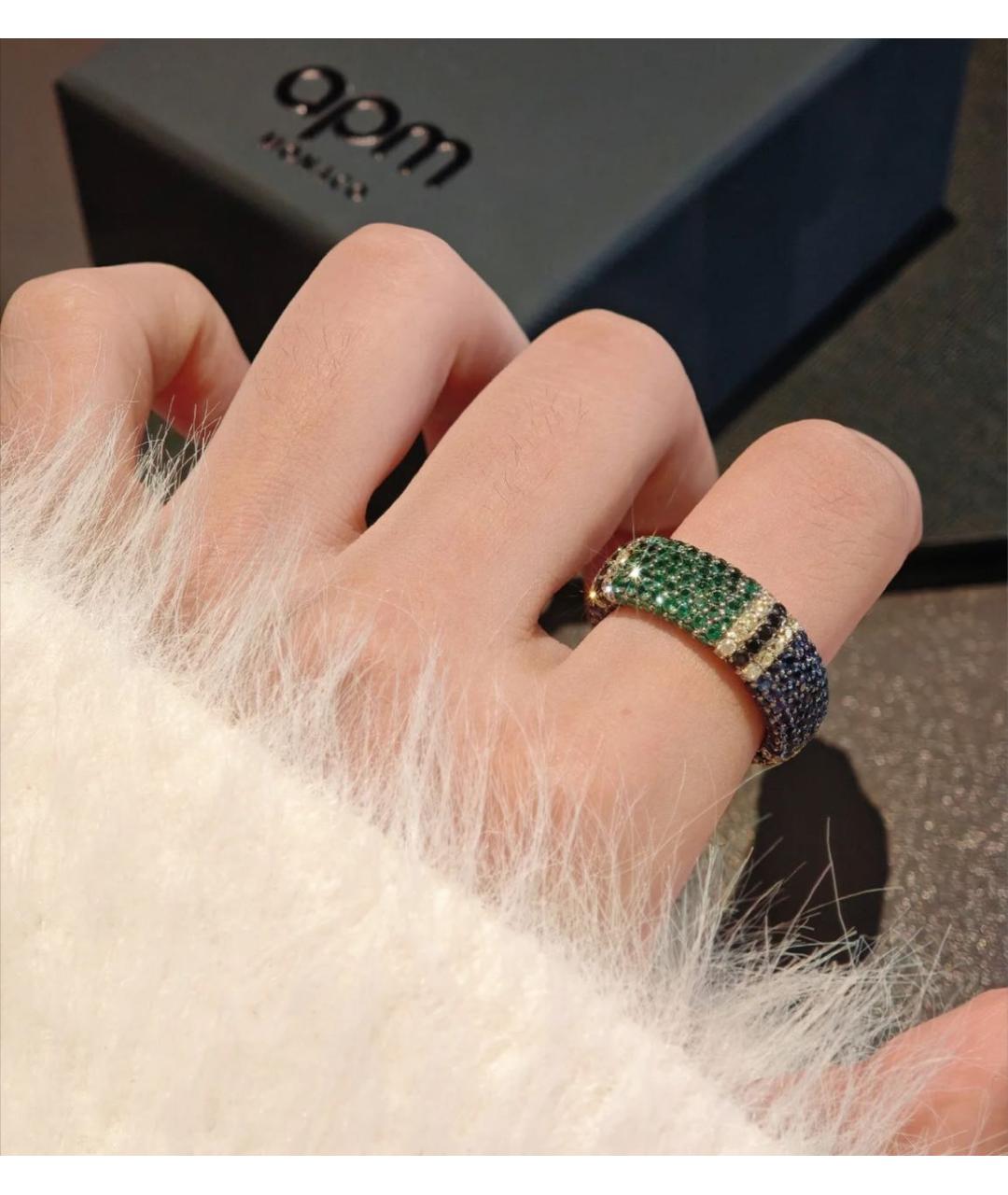 APM Monaco Синее серебряное кольцо, фото 3