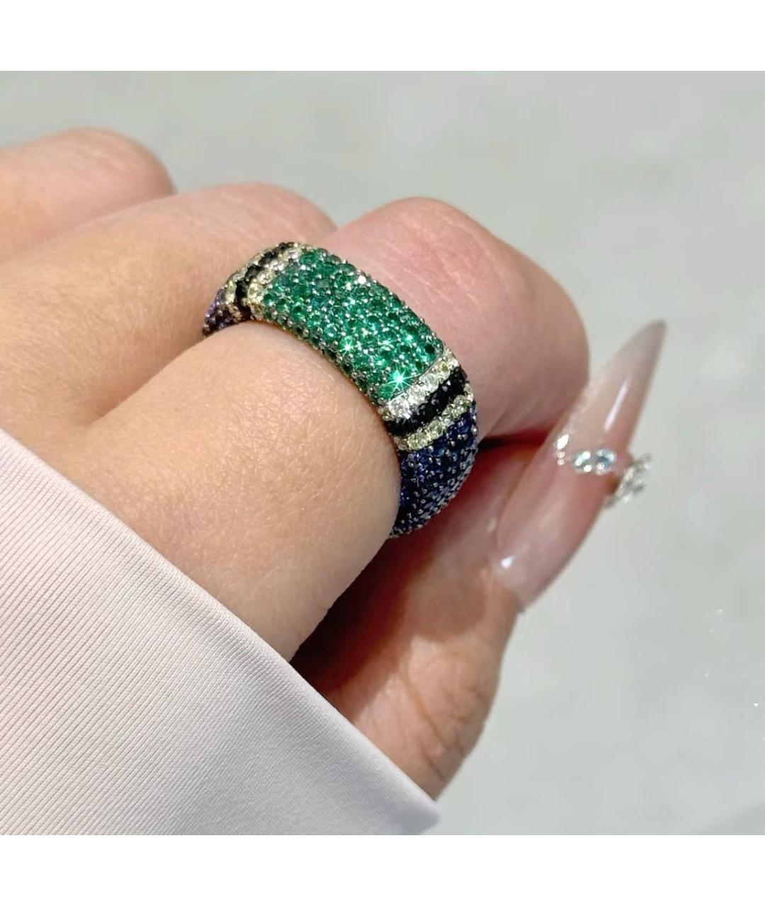 APM Monaco Синее серебряное кольцо, фото 5