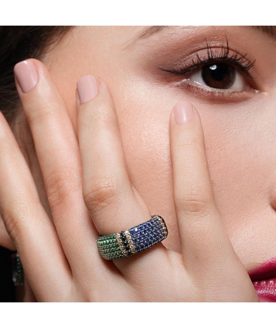 APM Monaco Синее серебряное кольцо, фото 4