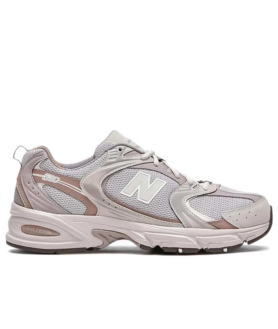 NEW BALANCE Бежевые текстильные кроссовки, фото 1