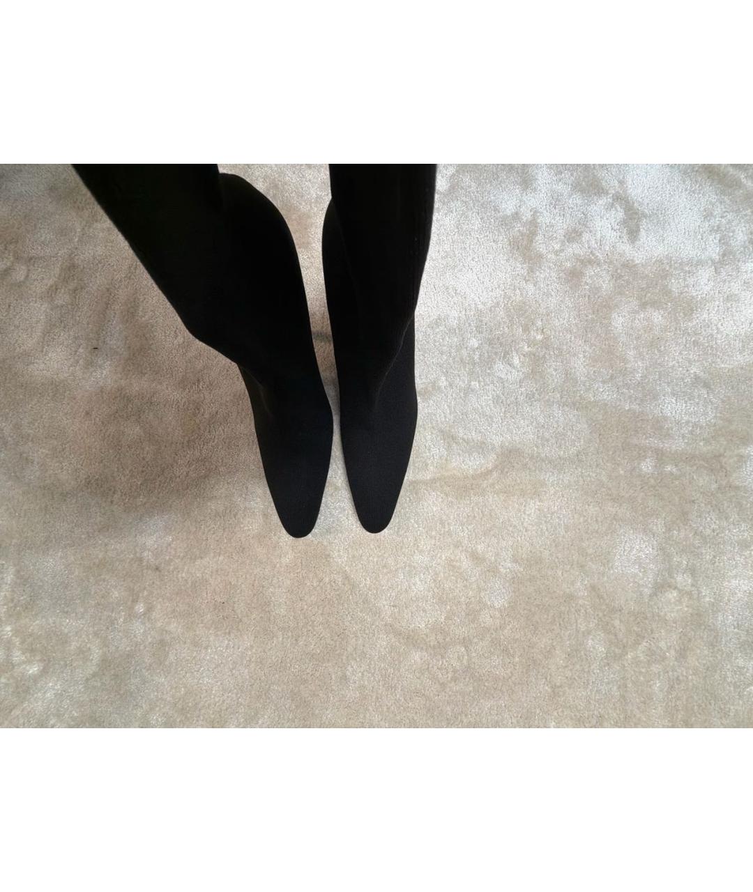 BALENCIAGA Черные ботфорты, фото 3