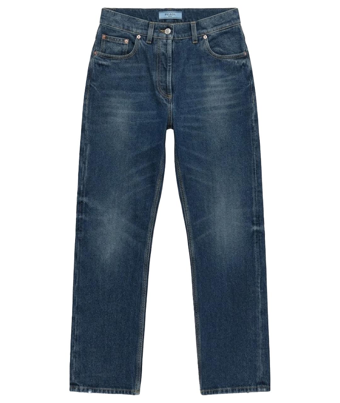 PRADA Хлопковые прямые джинсы, фото 1