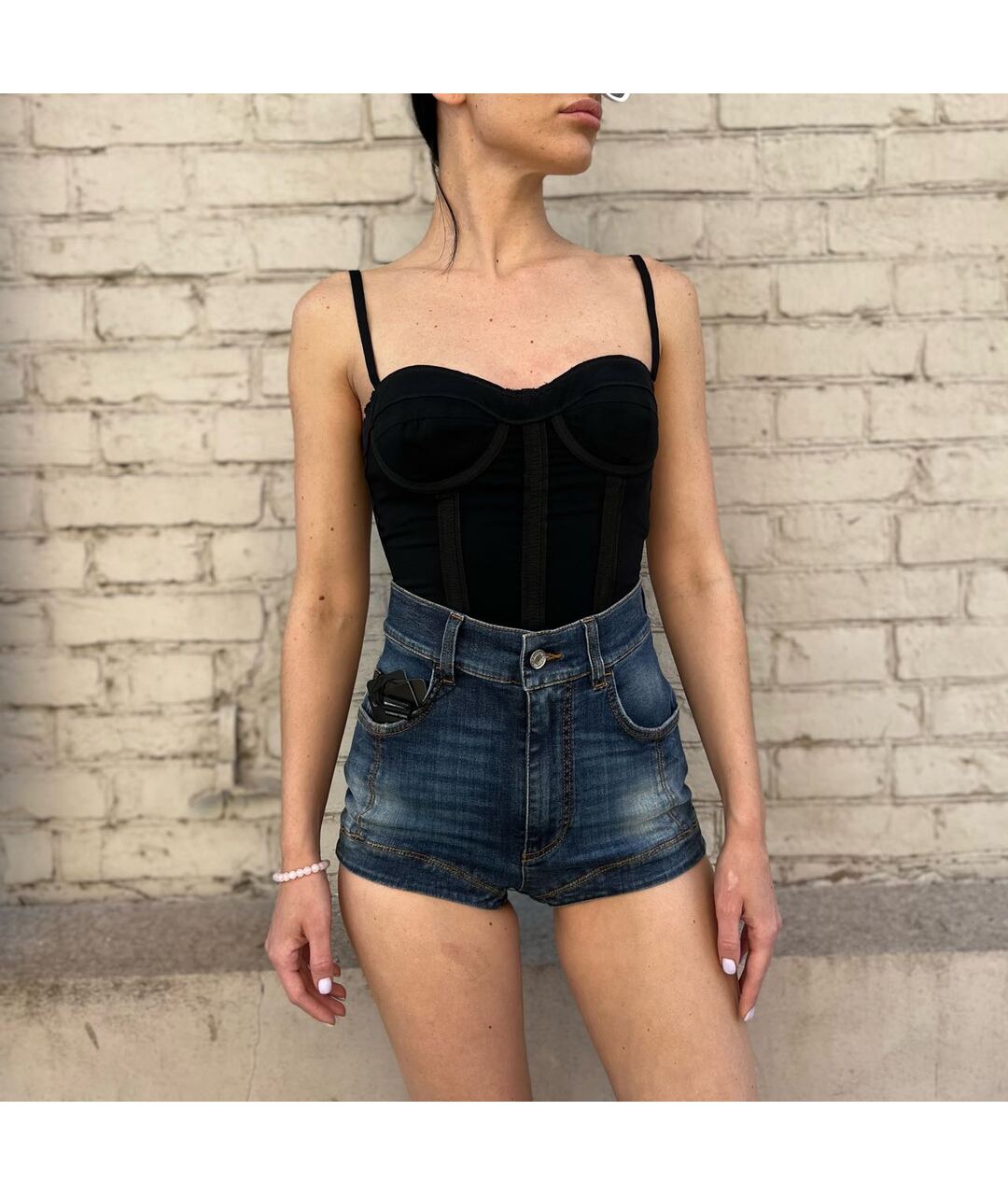 DOLCE&GABBANA Черный корсет, фото 6