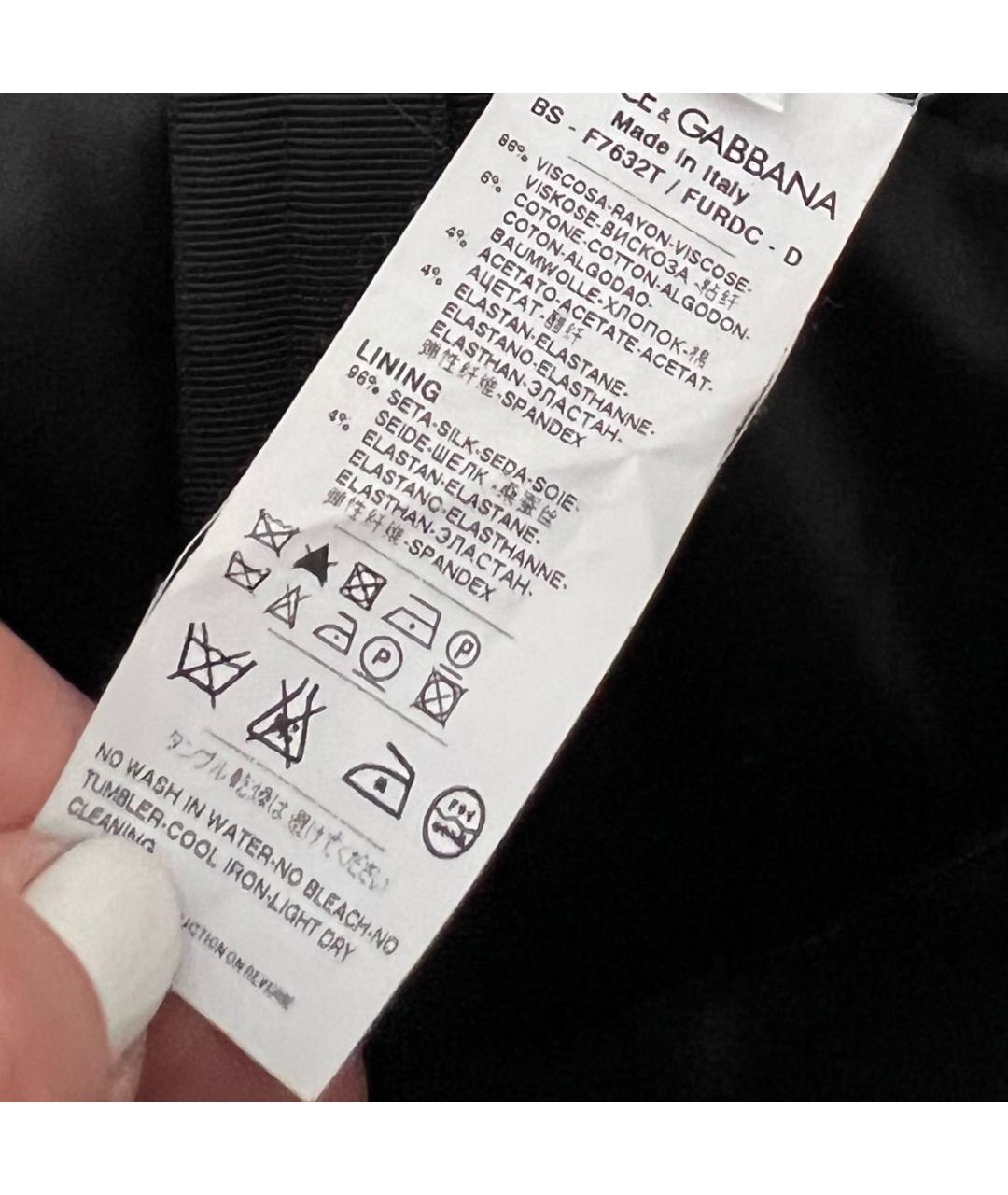 DOLCE&GABBANA Черный корсет, фото 5