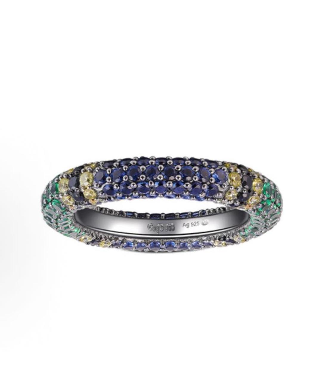 APM Monaco Синее серебряное кольцо, фото 9