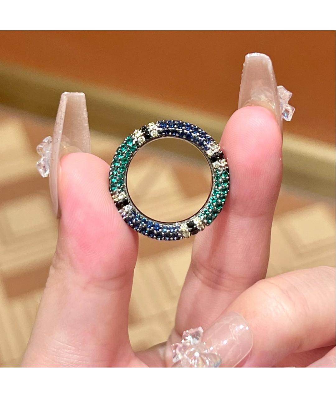 APM Monaco Синее серебряное кольцо, фото 8