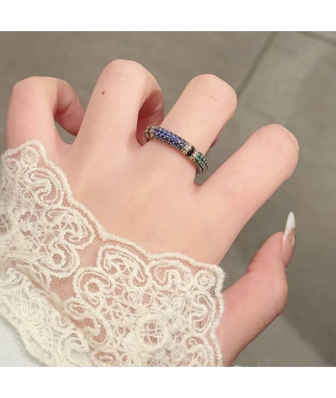 APM Monaco Синее серебряное кольцо, фото 6