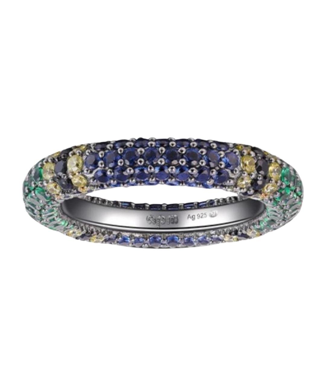 APM Monaco Синее серебряное кольцо, фото 1