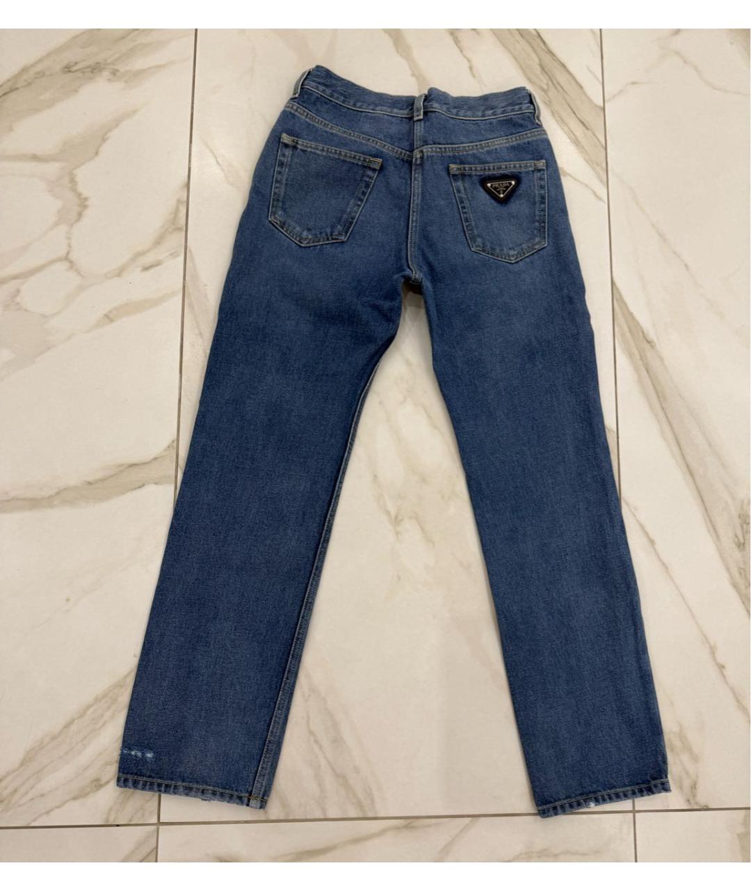PRADA Хлопковые прямые джинсы, фото 2
