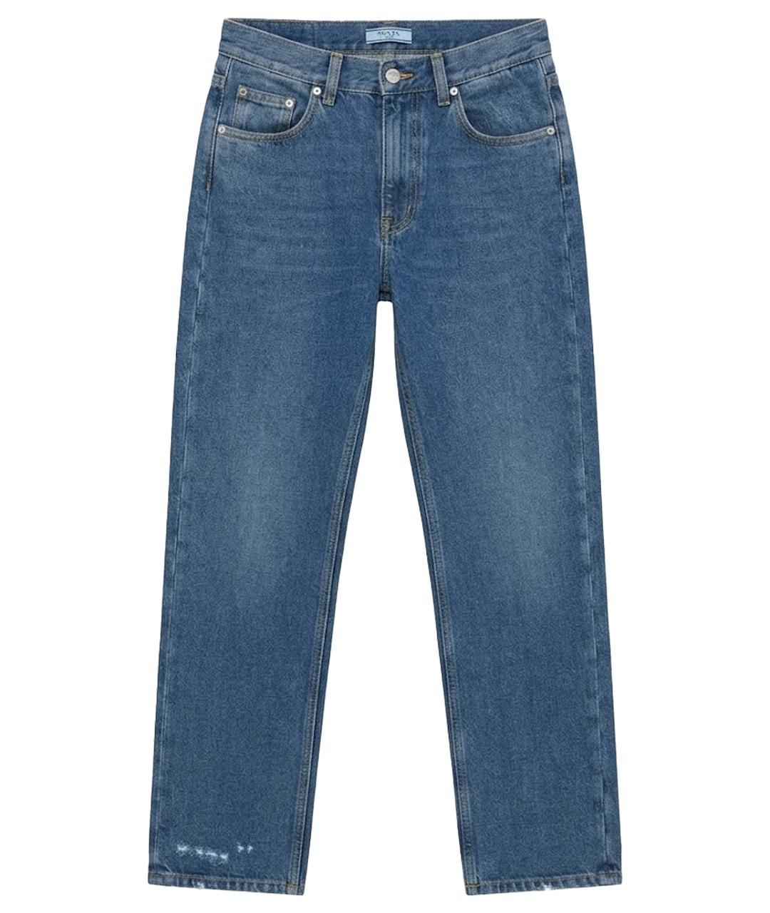 PRADA Хлопковые прямые джинсы, фото 1