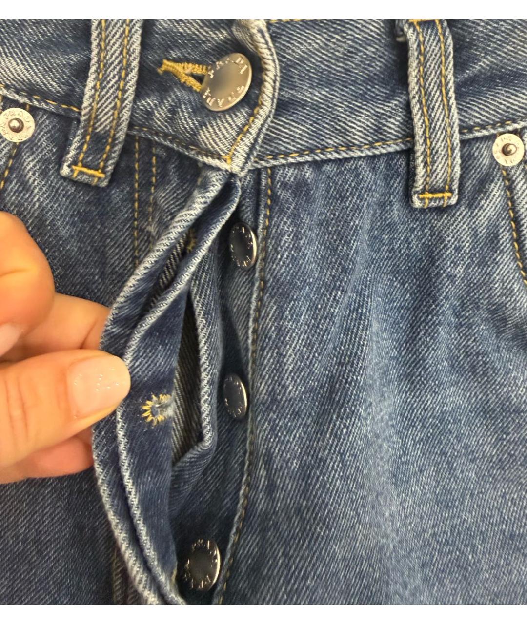 PRADA Хлопковые прямые джинсы, фото 3