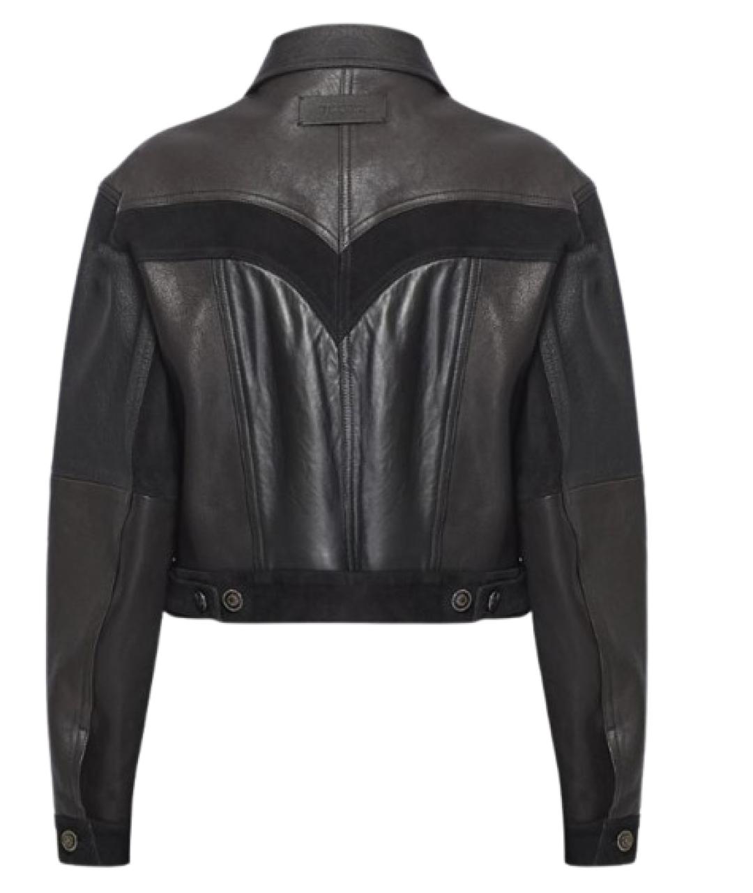 VERSACE Черная куртка, фото 2